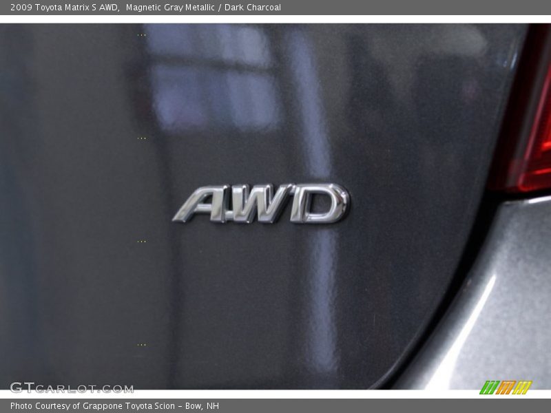 Magnetic Gray Metallic / Dark Charcoal 2009 Toyota Matrix S AWD