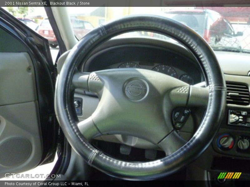 Blackout Black / Stone 2001 Nissan Sentra XE