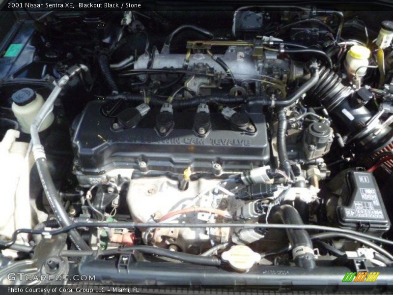  2001 Sentra XE Engine - 1.8 Liter DOHC 16-Valve 4 Cylinder
