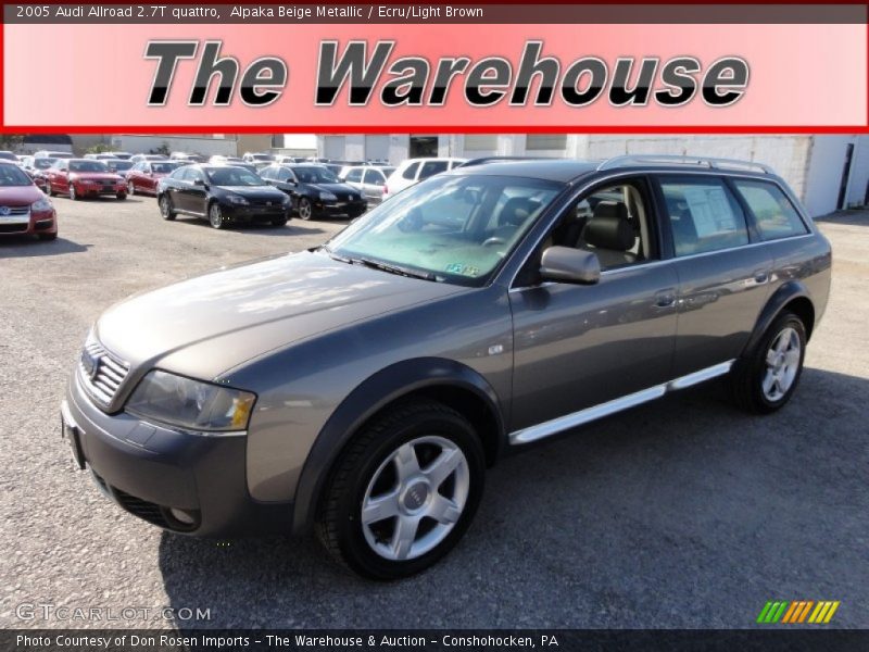 Alpaka Beige Metallic / Ecru/Light Brown 2005 Audi Allroad 2.7T quattro