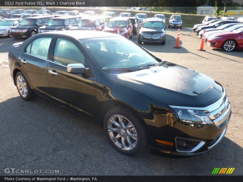 Black / Charcoal Black 2012 Ford Fusion SEL