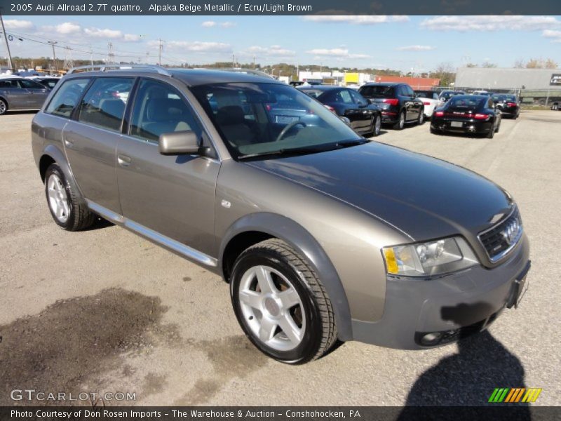 Alpaka Beige Metallic / Ecru/Light Brown 2005 Audi Allroad 2.7T quattro