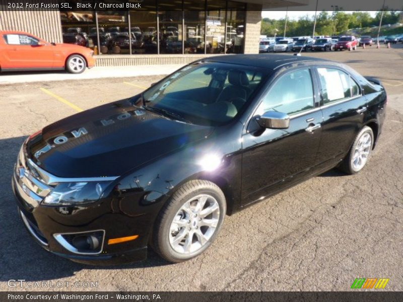 Black / Charcoal Black 2012 Ford Fusion SEL