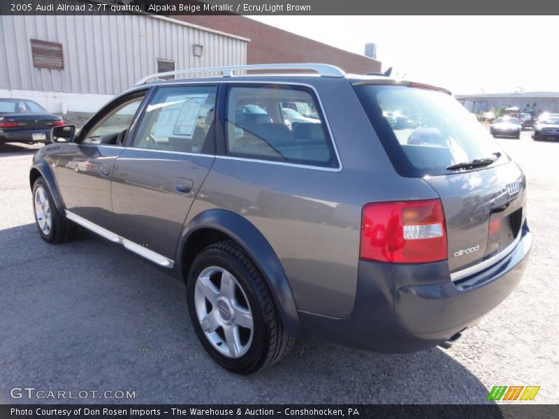 Alpaka Beige Metallic / Ecru/Light Brown 2005 Audi Allroad 2.7T quattro