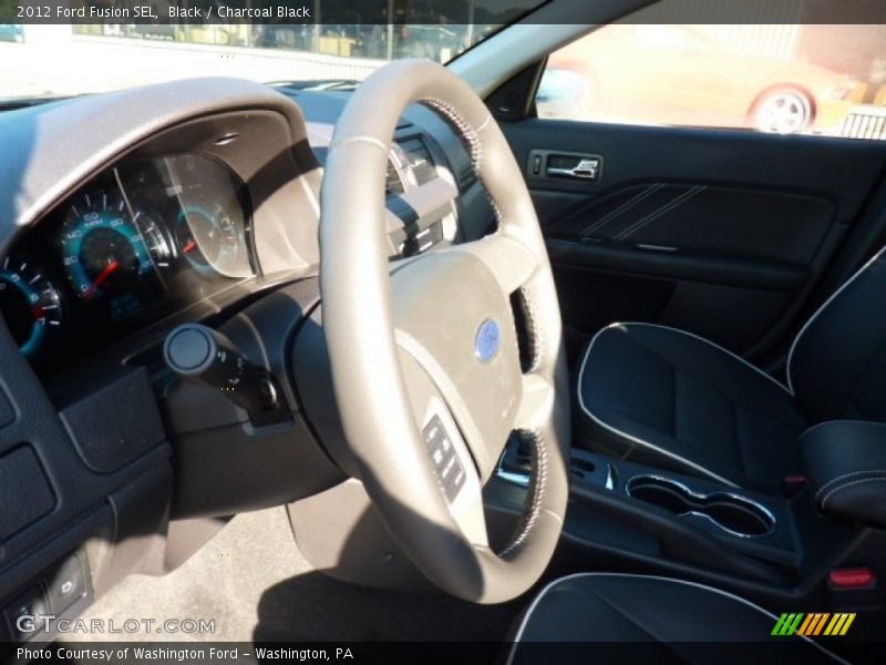 Black / Charcoal Black 2012 Ford Fusion SEL