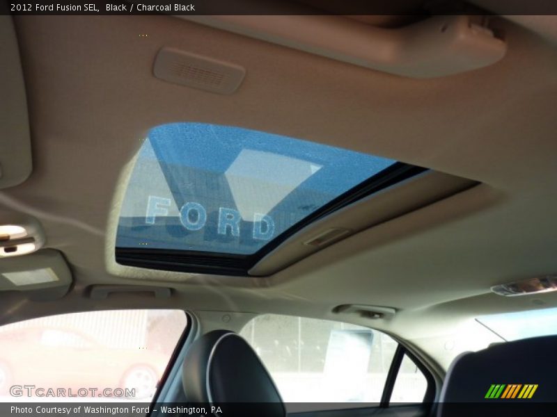 Black / Charcoal Black 2012 Ford Fusion SEL