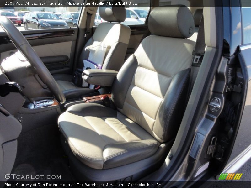 Alpaka Beige Metallic / Ecru/Light Brown 2005 Audi Allroad 2.7T quattro