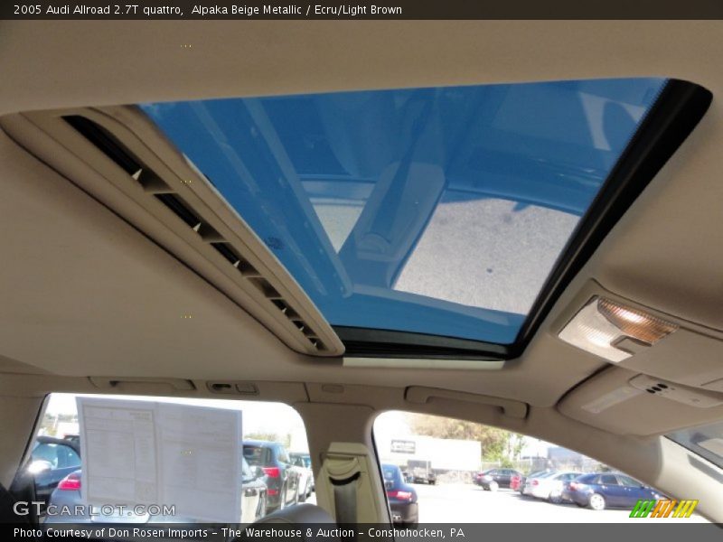 Alpaka Beige Metallic / Ecru/Light Brown 2005 Audi Allroad 2.7T quattro