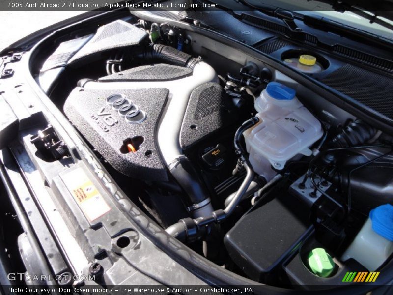  2005 Allroad 2.7T quattro Engine - 2.7 Liter Twin-Turbocharged DOHC 30-Valve V6