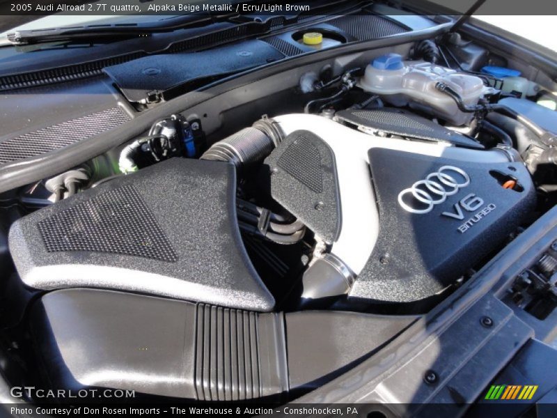  2005 Allroad 2.7T quattro Engine - 2.7 Liter Twin-Turbocharged DOHC 30-Valve V6