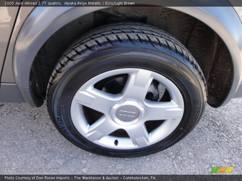Alpaka Beige Metallic / Ecru/Light Brown 2005 Audi Allroad 2.7T quattro