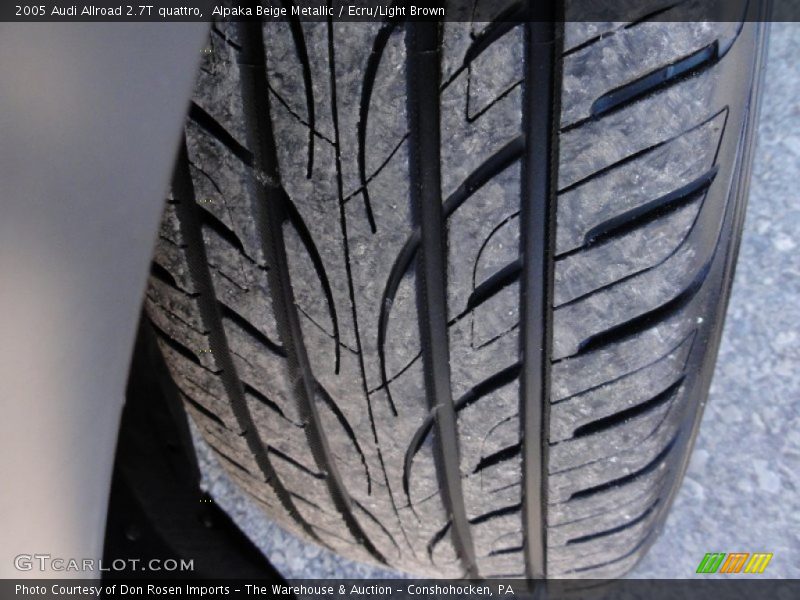 Alpaka Beige Metallic / Ecru/Light Brown 2005 Audi Allroad 2.7T quattro