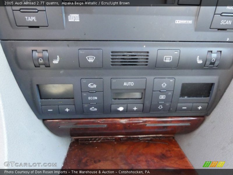 Controls of 2005 Allroad 2.7T quattro