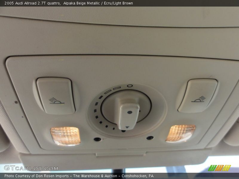 Controls of 2005 Allroad 2.7T quattro