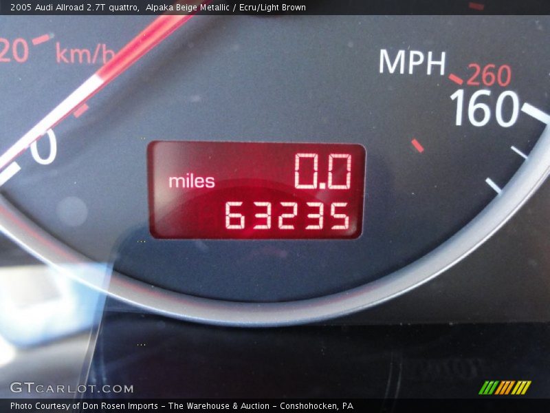 Alpaka Beige Metallic / Ecru/Light Brown 2005 Audi Allroad 2.7T quattro