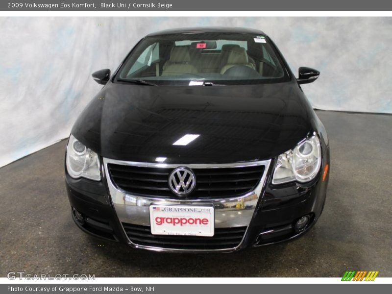 Black Uni / Cornsilk Beige 2009 Volkswagen Eos Komfort