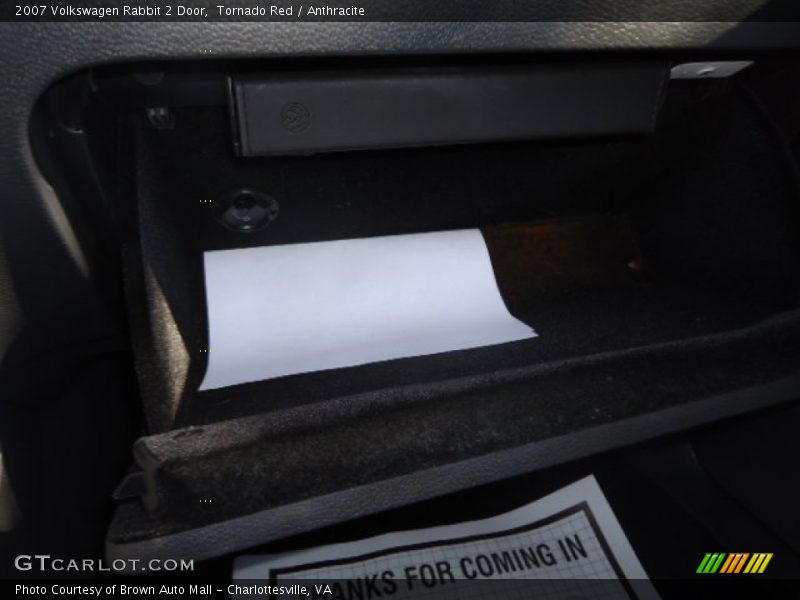 Tornado Red / Anthracite 2007 Volkswagen Rabbit 2 Door