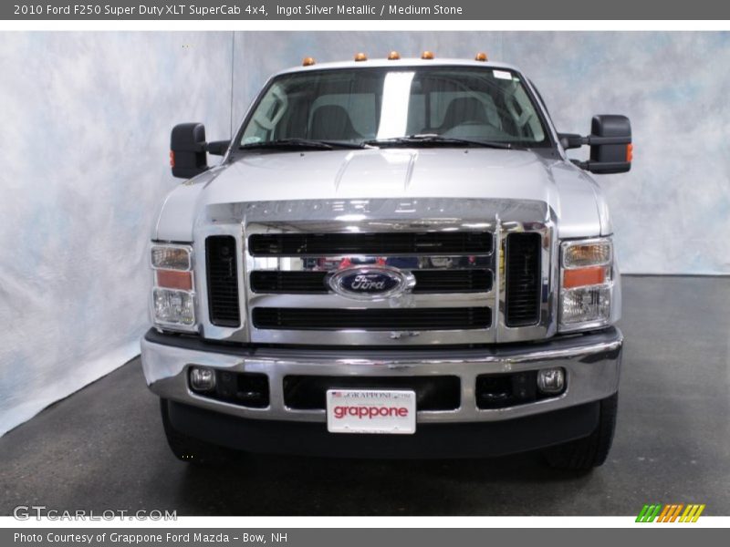 Ingot Silver Metallic / Medium Stone 2010 Ford F250 Super Duty XLT SuperCab 4x4
