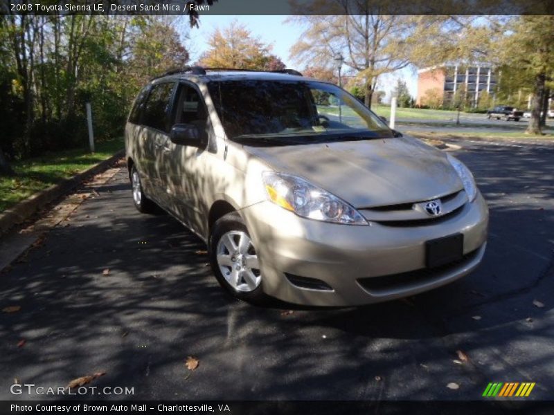 Desert Sand Mica / Fawn 2008 Toyota Sienna LE