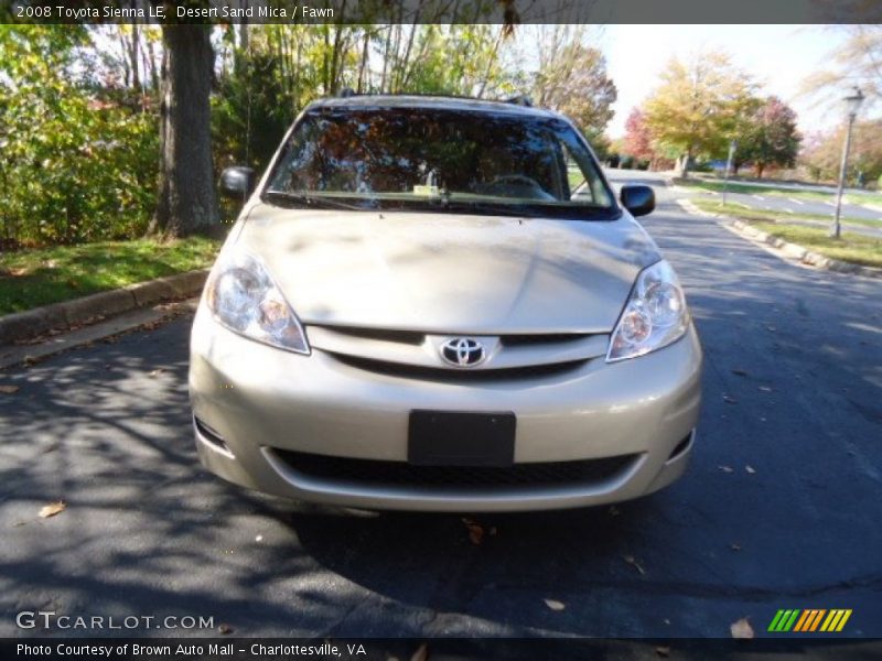 Desert Sand Mica / Fawn 2008 Toyota Sienna LE