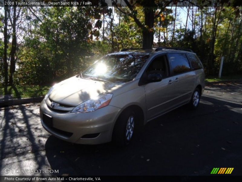 Desert Sand Mica / Fawn 2008 Toyota Sienna LE