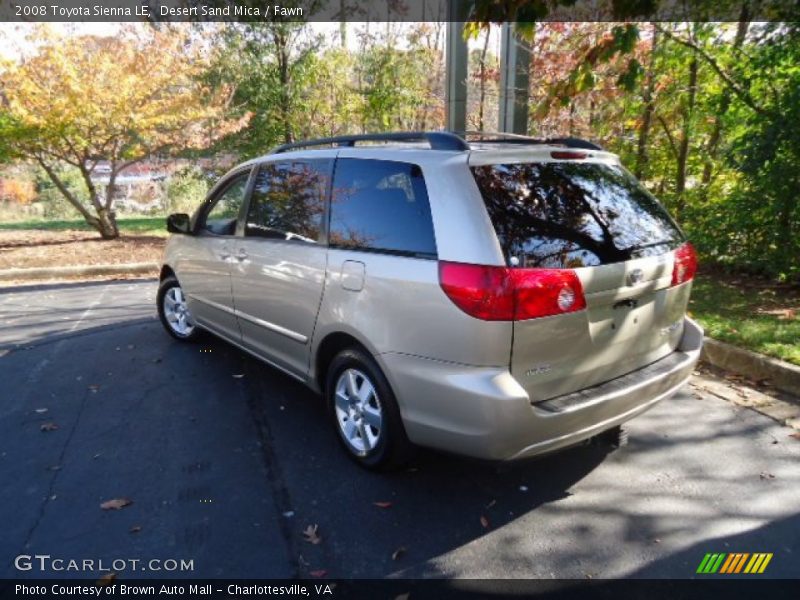 Desert Sand Mica / Fawn 2008 Toyota Sienna LE