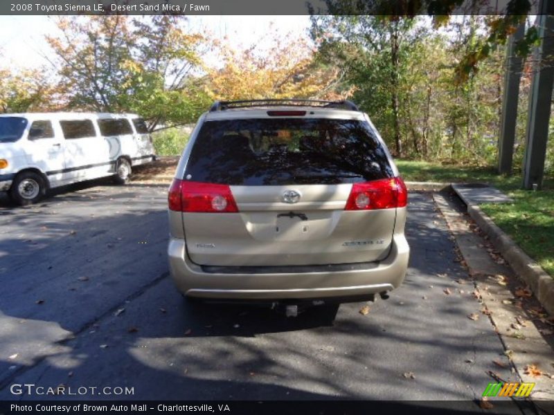 Desert Sand Mica / Fawn 2008 Toyota Sienna LE