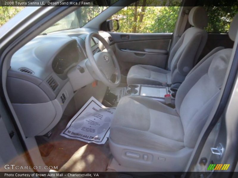 Desert Sand Mica / Fawn 2008 Toyota Sienna LE