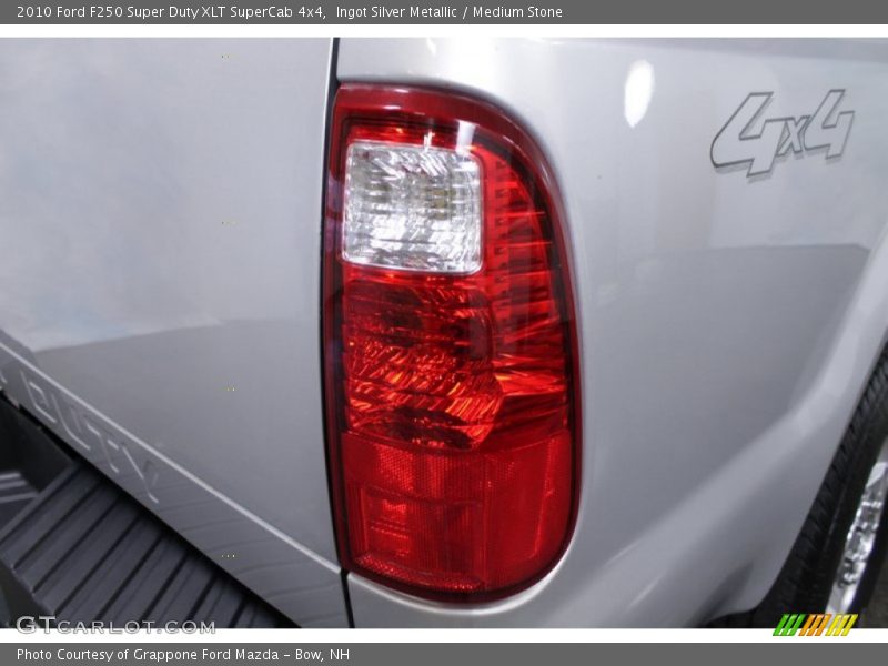 Ingot Silver Metallic / Medium Stone 2010 Ford F250 Super Duty XLT SuperCab 4x4