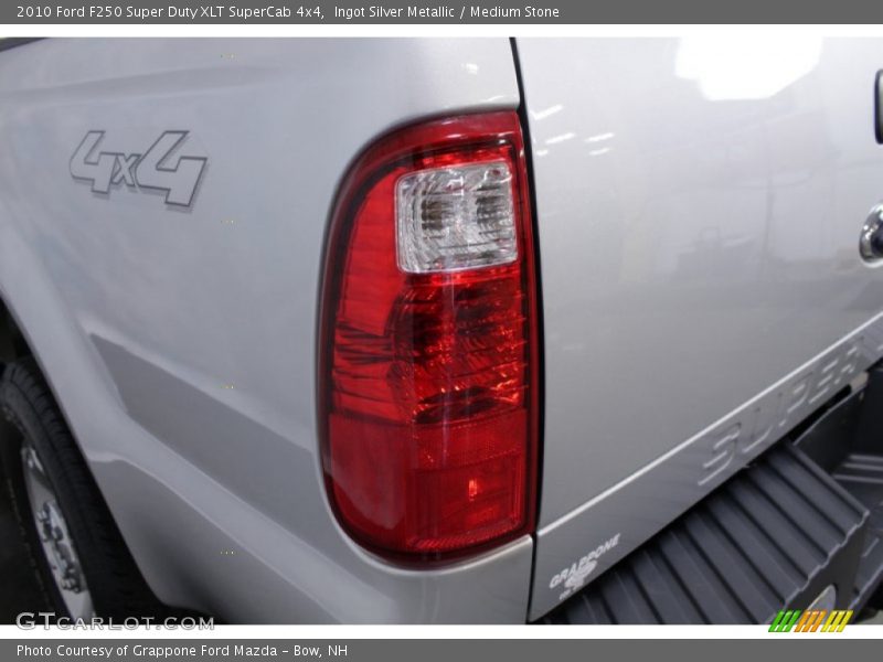 Ingot Silver Metallic / Medium Stone 2010 Ford F250 Super Duty XLT SuperCab 4x4