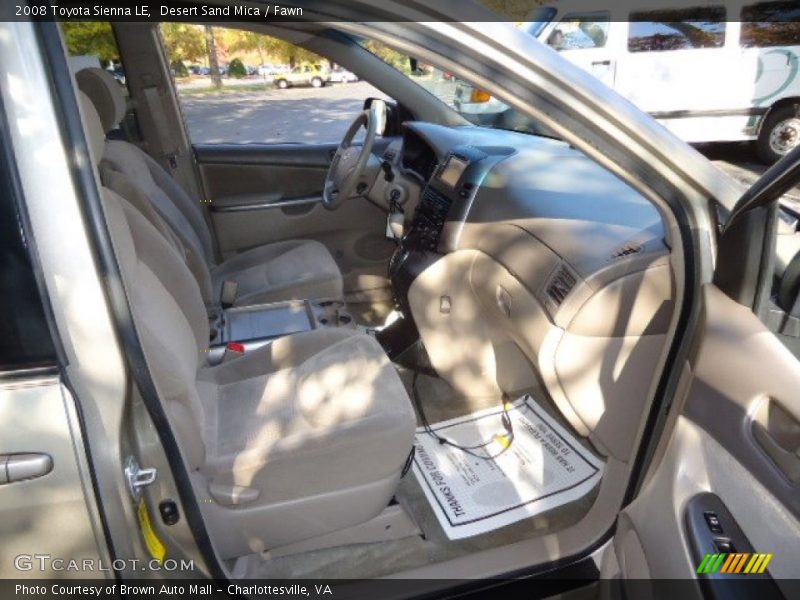 Desert Sand Mica / Fawn 2008 Toyota Sienna LE