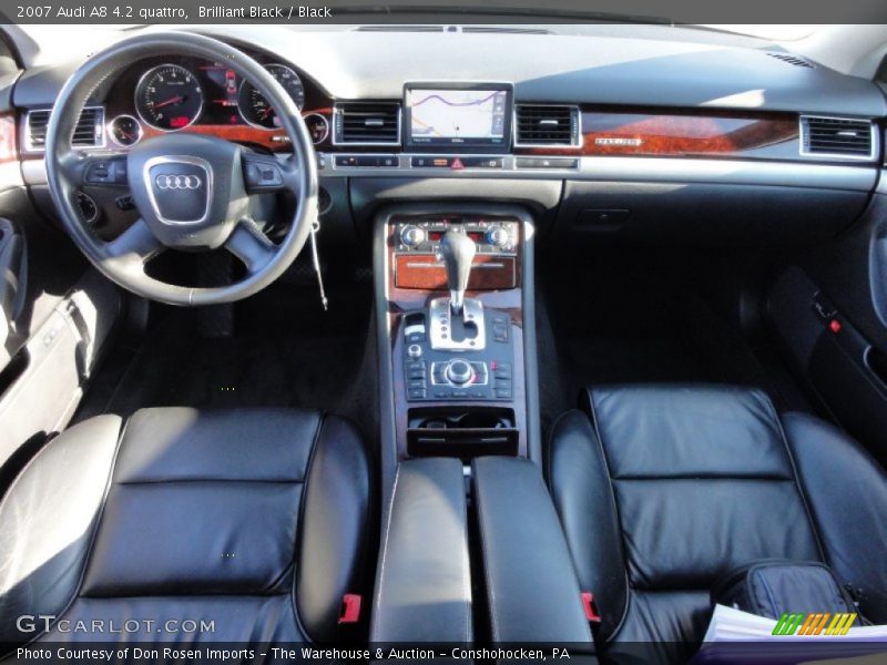 Brilliant Black / Black 2007 Audi A8 4.2 quattro