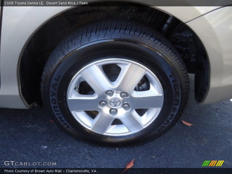 Desert Sand Mica / Fawn 2008 Toyota Sienna LE