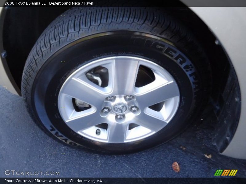 Desert Sand Mica / Fawn 2008 Toyota Sienna LE