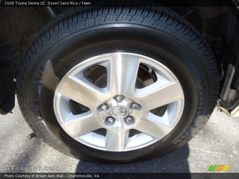 Desert Sand Mica / Fawn 2008 Toyota Sienna LE