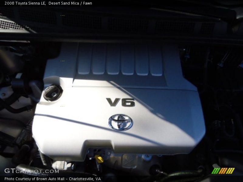 Desert Sand Mica / Fawn 2008 Toyota Sienna LE