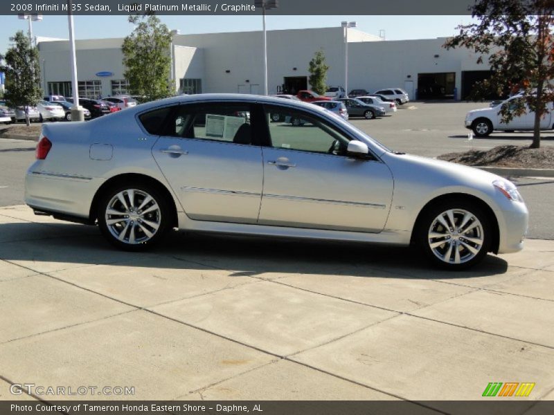 Liquid Platinum Metallic / Graphite 2008 Infiniti M 35 Sedan