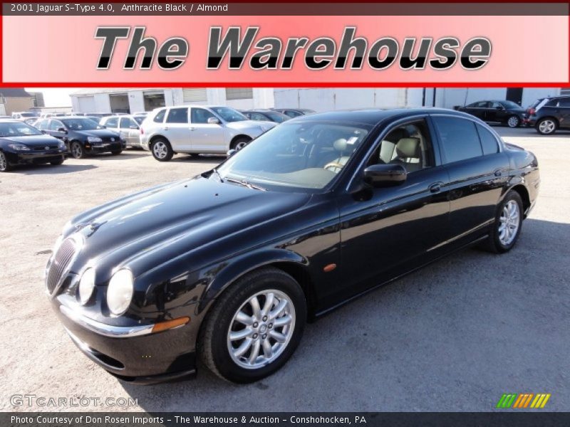 Anthracite Black / Almond 2001 Jaguar S-Type 4.0
