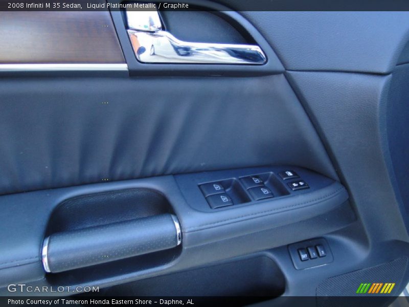 Liquid Platinum Metallic / Graphite 2008 Infiniti M 35 Sedan