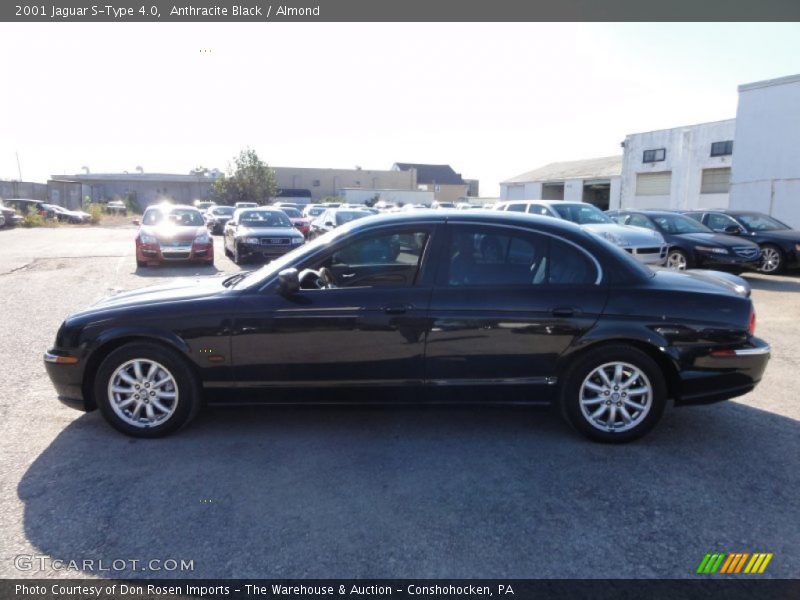 Anthracite Black / Almond 2001 Jaguar S-Type 4.0