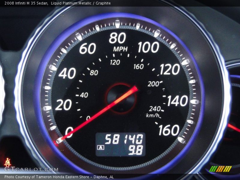 Liquid Platinum Metallic / Graphite 2008 Infiniti M 35 Sedan