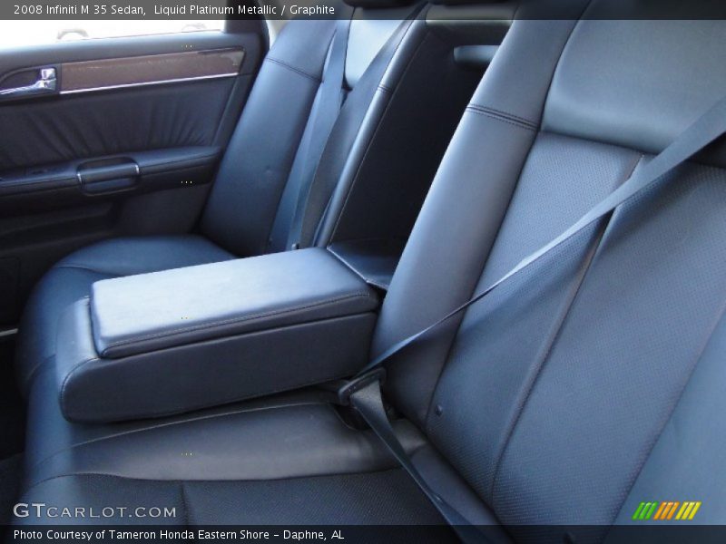 Liquid Platinum Metallic / Graphite 2008 Infiniti M 35 Sedan
