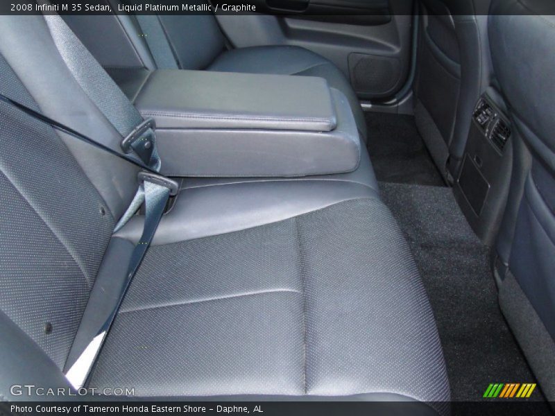 Liquid Platinum Metallic / Graphite 2008 Infiniti M 35 Sedan