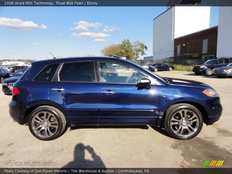 Royal Blue Pearl / Ebony 2008 Acura RDX Technology