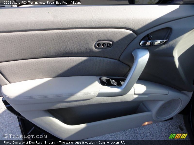 Royal Blue Pearl / Ebony 2008 Acura RDX Technology