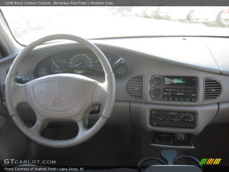 Bordeaux Red Pearl / Medium Gray 1998 Buick Century Custom