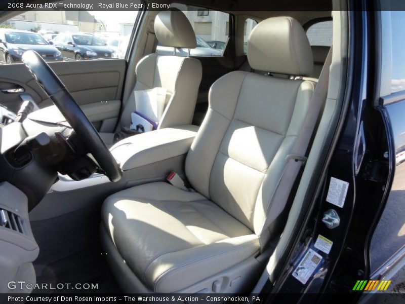 Royal Blue Pearl / Ebony 2008 Acura RDX Technology