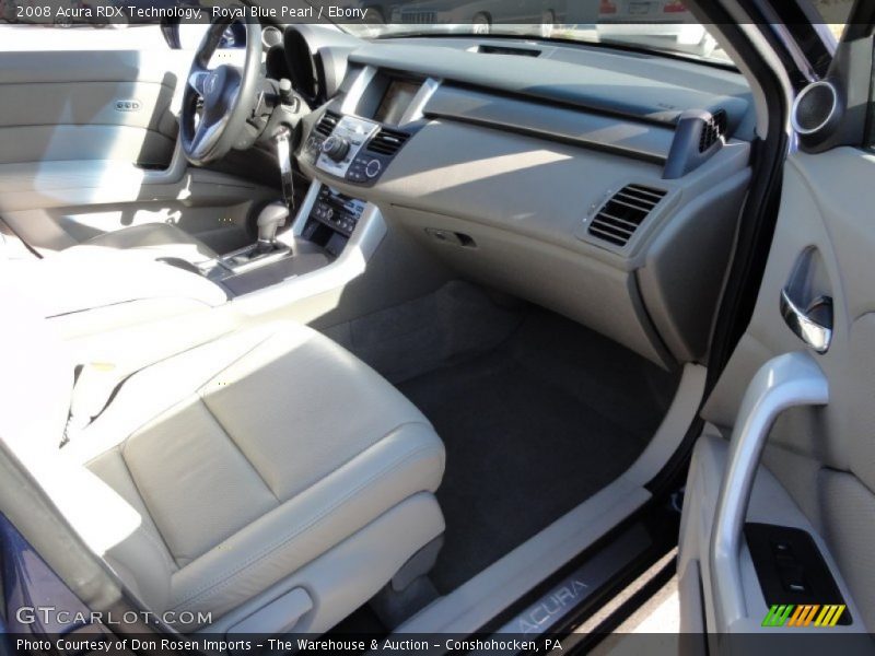 Royal Blue Pearl / Ebony 2008 Acura RDX Technology