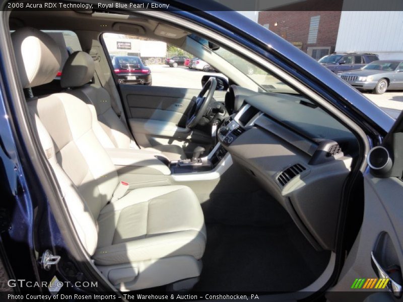 Royal Blue Pearl / Ebony 2008 Acura RDX Technology