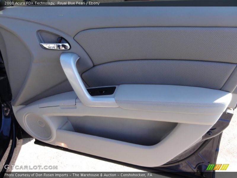 Royal Blue Pearl / Ebony 2008 Acura RDX Technology